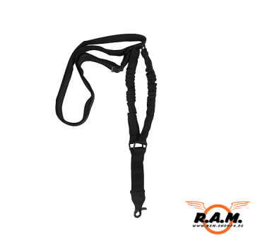 "DELUXE" Bungee-Gewehrgurt Sling 1-Point, schwarz