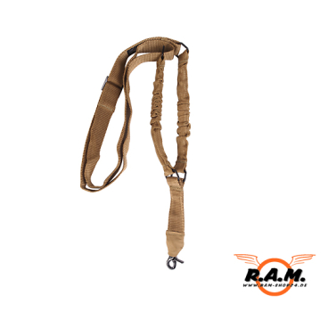 Bungee Gewehrgurt Sling Deluxe 1-Point, coyote