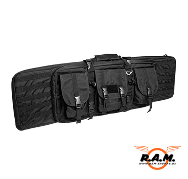 Gewehrfutteral, Deluxe King Size (105 x 27 x 7 cm) schwarz