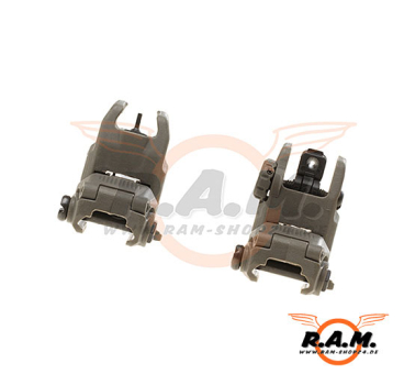 Front & Rear sight im Set, Foliage Green, Deluxe