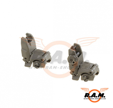 MBUS 2 Front & Rear sight im Set, FOL, Deluxe wie MAGPUL