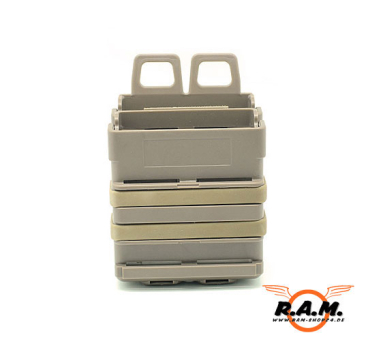 FAST MAG GEN. 3  2er Pack Desert / TAN "Extra Breit" SOLIDCORE