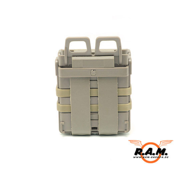 FAST MAG GEN. 3  2er Pack Desert / TAN "Extra Breit" SOLIDCORE