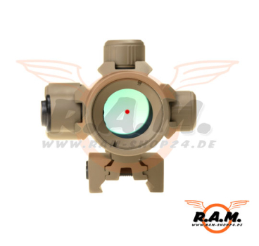 Red Dot Delta für 20 mm Schiene / RAS, Desert