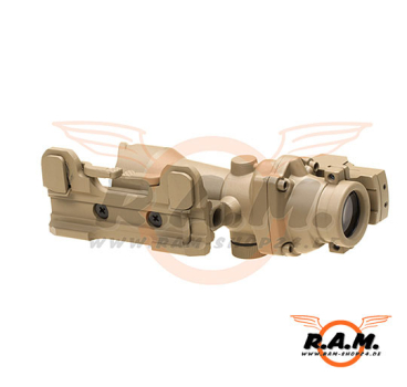 4x32 QD + Mini Reddot - Combo Combat Scope, Dark Earth
