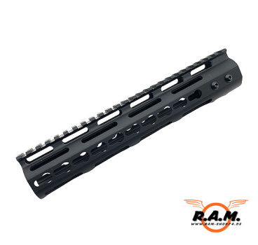 10" Free Floating Aluminium Keymod Handguard, schwarz