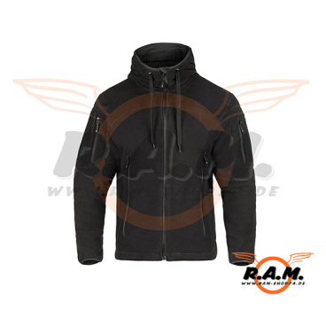 Fleece Hoodie Milvago, schwarz