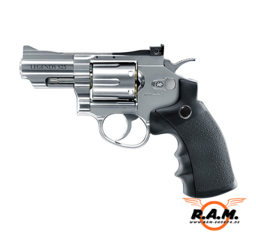 Legends S25 2,5" Revolver, Cal. 4.5mm Diabolo, Silber