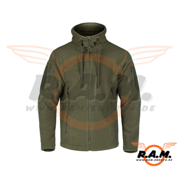 Fleece Hoodie Milvago, oliv