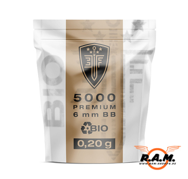 Elite Force Premium Bio BB's 0,20g (ca. 5000Stk), weiss