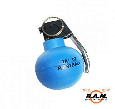 Taginn TAG-67 Paintball / Airsoft Farbgranate, blau