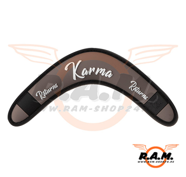 Karma Returns Rubber Patch, braun