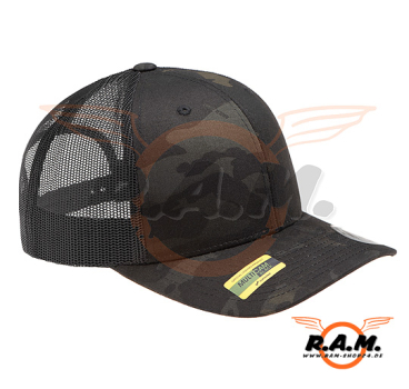 Retro Trucker Cap One Size, orig. Black Multicam
