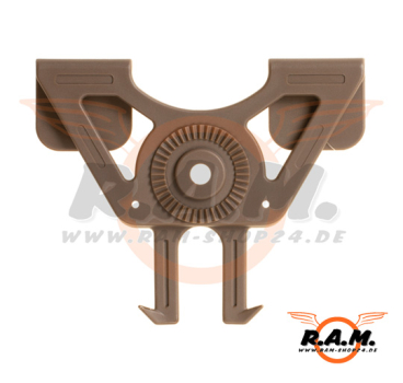 Molle Adapter Plate, Dark Earth