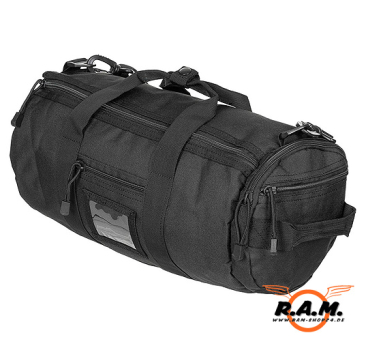 runde Einsatztasche Molle, schwarz