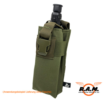 "MOLLE" Funkgerätetasche / Flaschentasche in Oliv