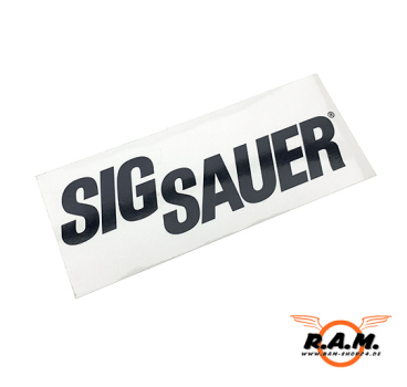 Aufkleber "Sig Sauer" in schwarz