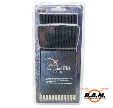 6,5" Kunststoffbolzen mit Stahlspitze 12 Stück für RED BACK XR/RTS