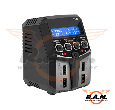 Nimrod T100 Multi-Chemistry Dual Charger / Ladegerät