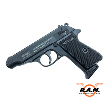 Walther PP Gaspistole 9mm PAK, brüniert
