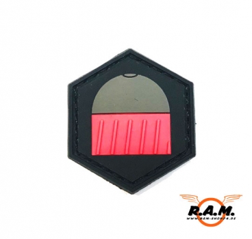 First Strike 3D Rubber Patch, rot