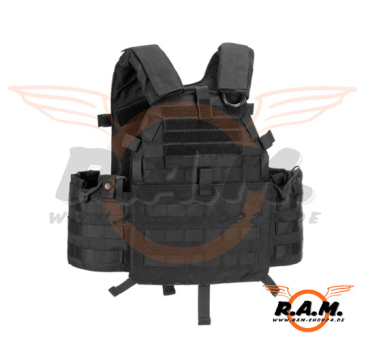 6094A-RS Plate Carrier, Schwarz