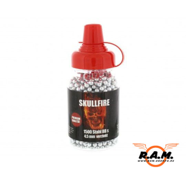 Skullfire Stahlkugeln, 4,5mm BBs, 1500 Stück