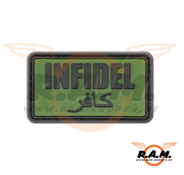 Infidel Rubber Patch, oliv