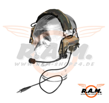 Comtac IV Headset Military Standard Plug Z-Tactical, Desert/TAN