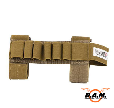 Swiss Arms Patronen-Halter für Schulterstütze, tan