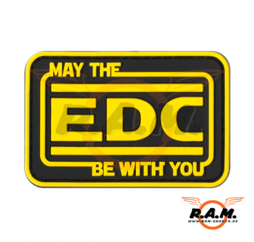 3D - May the EDC be with you Rubber Patch