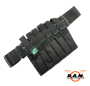 Universal Pistolen Magazintasche inkl. Gürtel für RAM Waffen