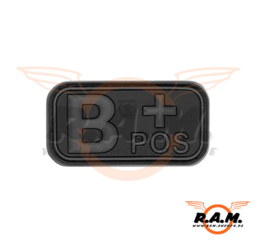 Bloodtype Rubber Patch B Pos