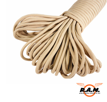 Paracord, 20m, Typ III (3) 550, Tan