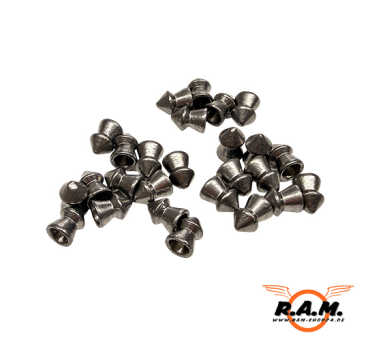 Preview: DIANA Point Spitzkopf Diabolos 5,5 mm (.22) 1.00 Gramm glatt – 250 Stk.