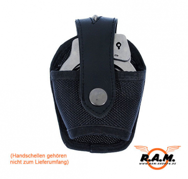 Handschellenetui Leder/Nylon