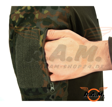 Invader Gear - Kurzarm Combat Shirt, Flecktarn