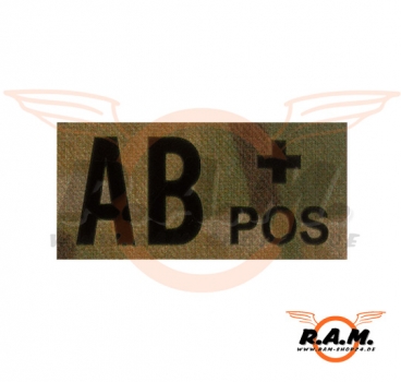 AB Pos IR Patch 5,3 x 2,5cm Claw Gear, Multicam