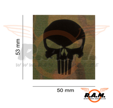 Punisher IR Patch 5,3 x 5cm Claw Gear, Multicam
