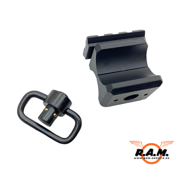 CAM870 Tactical Picatinny Rail in schwarz, original von APS