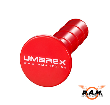 Waffenhalter /Waffenständer "Umarex" für Pistolen, rot