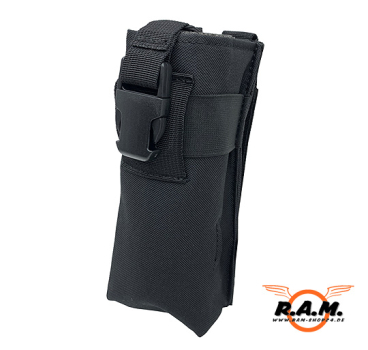 "MOLLE" Funkgerätetasche / Flaschentasche in Schwarz