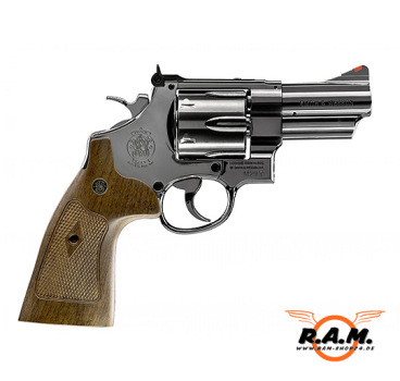 CO2 Revolver Smith & Wesson M29 3" cal. 4,5mm (.177) BB, hochglanzbrünierT