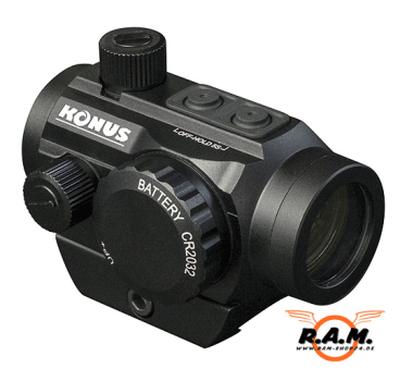 Konus Sight Pro Nuclear 1x22 Red Dot, schwarz
