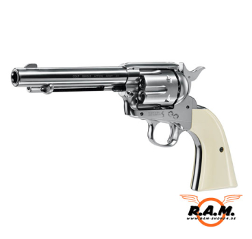 Revolver COLT SAA .45 Peacemaker cal 4.5mm Diabolo - Nickel Finish
