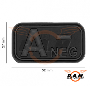 Bloodtype Rubber Patch A Neg