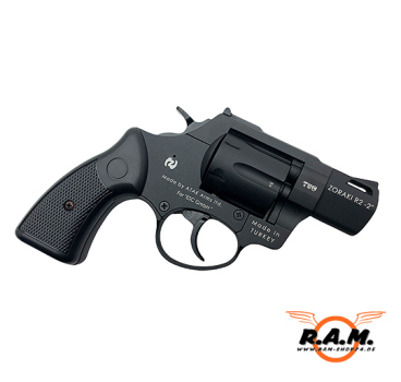 Preview: Schreckschuss Revolver Zoraki R2 2" 9mm R.K., schwarz