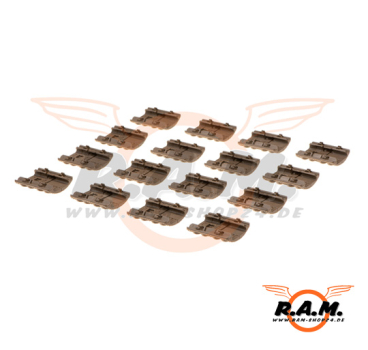 XTM Enhanced Rail Cover, Dark Earth