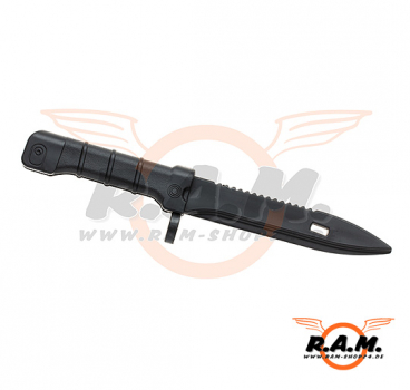AKM Bayonett-Atrappe aus Gummi (Trainings Bayonett), schwarz