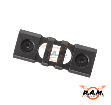 3 Slot Keymod 2.3" Aluminium Schiene, schwarz